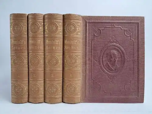 Buch: Kosmos. Humboldt, Alexander von, 4 Bände, 1869, Cotta'scher Verlag