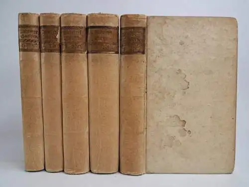 Buch: Gottlieb Wilhelm Rabeners Satiren, 1775, Schmieder, 5 Bände, Sammlung ...