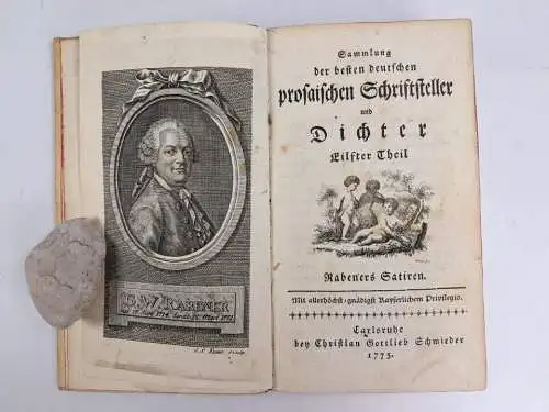 Buch: Gottlieb Wilhelm Rabeners Satiren, 1775, Schmieder, 5 Bände, Sammlung ...