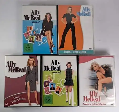 5 DVD-Boxen: Ally McBeal - Die komplette Serie, Staffel 1-5, Calista Flockhart