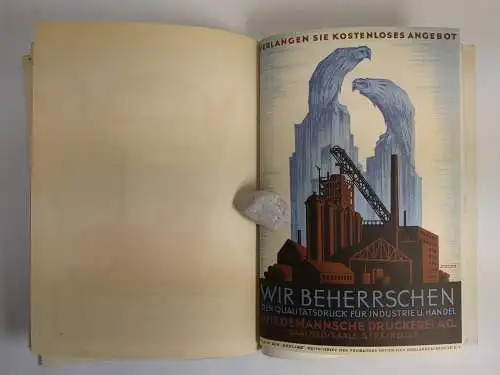 Die Reklame. 2. Novemberheft 1925, Zeitschrift d. Verbandes dt. Reklamefachleute