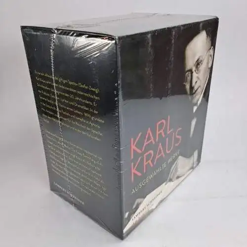 Buch: Karl Kraus - Ausgewählte Werke,2016, Lambert Schneider Verlag,  4 Bände