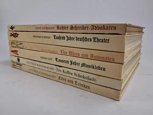 6 Bände Bibliothek des germanischen National-Museums Nürnberg, Prestel Verlag