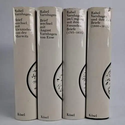 4 Bücher Rahel Varnhagen, Briefe, Alexander v. Marwitz, August Varnhagen v. Ense