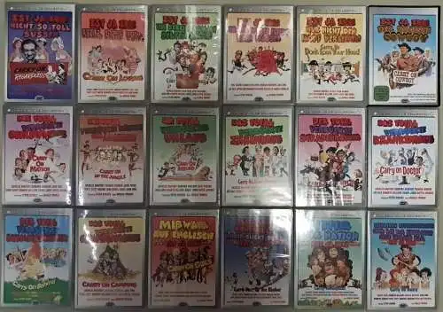 18 DVDs: Ist ja irre - Carry On, Gerald Thomas, Sidney James, Joan Sims ...