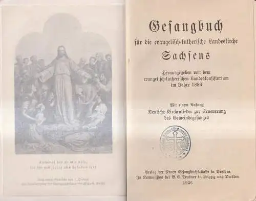 Buch: Gesangbuch für die evangelisch-lutherische Landeskirche Sachsens, 1 343224