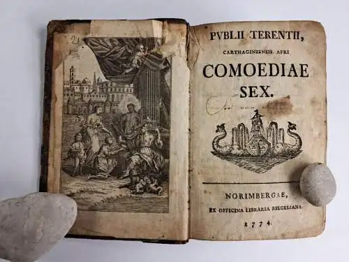 Buch: Terentii Publii Carthaginiensis Afri comoediae sex, 1774, Lib. Riegeliana