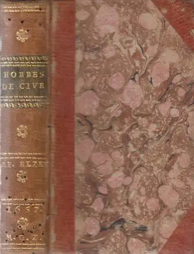 Buch: Elementa Philosophica de Cive. Hobbes, Thomas, 1657, Daniel Elzevir