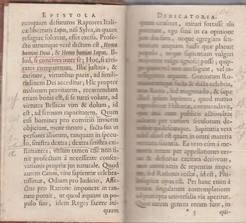 Buch: Elementa Philosophica de Cive. Hobbes, Thomas, 1657, Daniel Elzevir