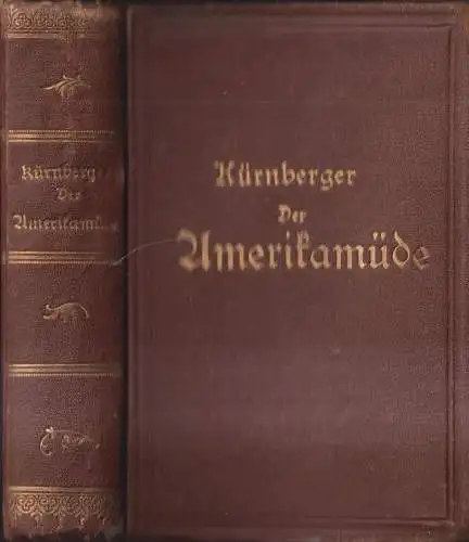 Buch: Der Amerikamüde, Amerikanisches Kulturbild, Ferdinand Kürnberger, Reclam