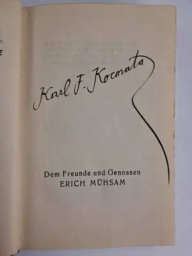 Buch: Anny Rober, Karl F. Kocmata, 1920, Novellenbücher, signiert, Wien