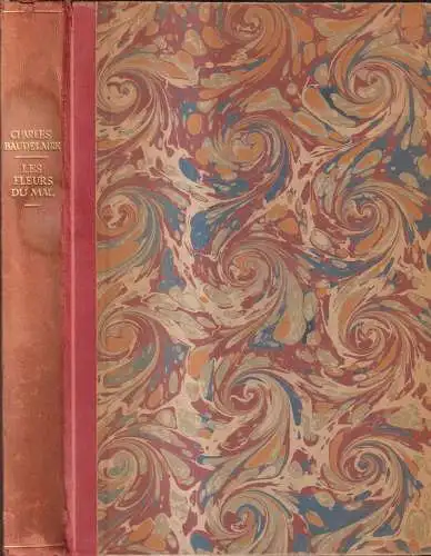 Buch: Les fleurs du mal, Charles Baudelaire, 1922, Kurt Wolff, französisch