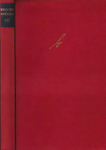 Buch: Stücke. Band VII, Brecht, Bertolt. Brecht Stücke, 1957, Aufbau-Verlag