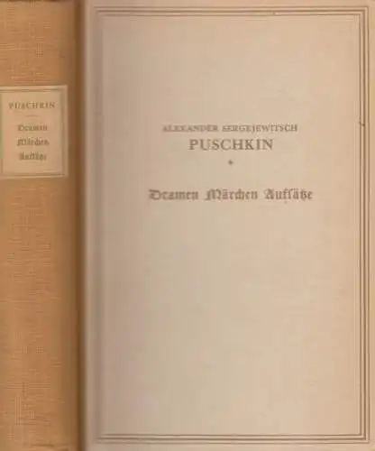 Buch: Dramen Märchen Aufsätze, Puschkin, Alexander Sergejewitsch, SWA Verlag