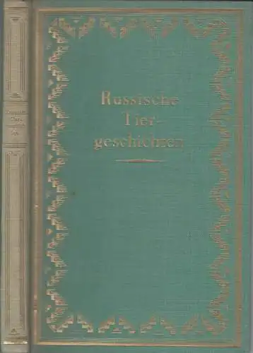 Buch: Russische Tier-Geschichten, Guenther, 1922, Drei Masken, Sieben Novellen