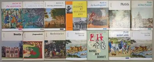 14 Bücher Prisma Die Schatzkammer: Jugendstil, Neostile, Gothik, Biedermeier ...