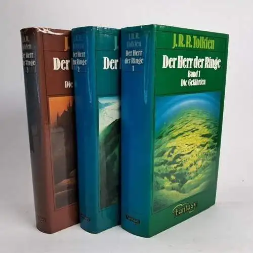 Buch: Der Herr der Ringe 1-3, J. R. R. Tolkien, Bertelsmann, 2 Bände, Fantasy