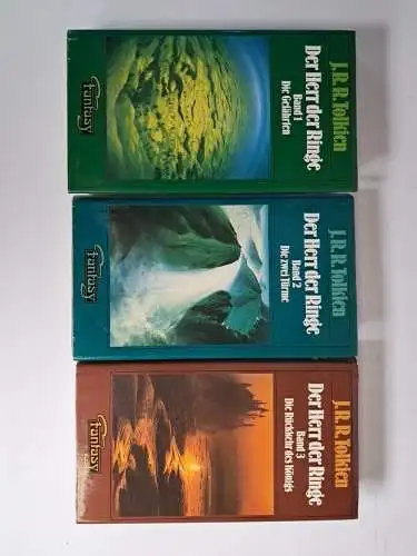 Buch: Der Herr der Ringe 1-3, J. R. R. Tolkien, Bertelsmann, 2 Bände, Fantasy