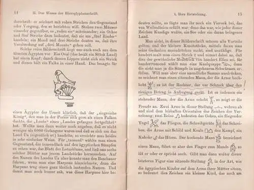 Buch: Die Hieroglyphen, Erman, Adolf. Sammlung Göschen, 1912, G. J. Göschen'sche