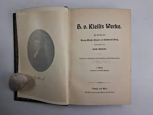 Buch: H. v. Kleists Werke, 5 Bände (vollständig), Bibliographisches Institut