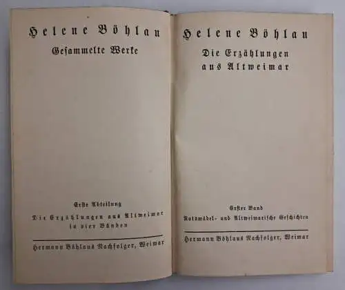 Buch: Helene Böhlau - Gesammelte Werke 1-9, Romane und Erzählungen, 9 Bände