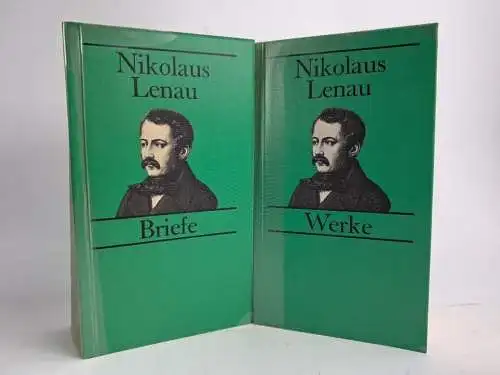 Buch: Nikolaus Lena - Sämtliche Werke und Briefe, 2 Bände, 1971, Insel Verlag