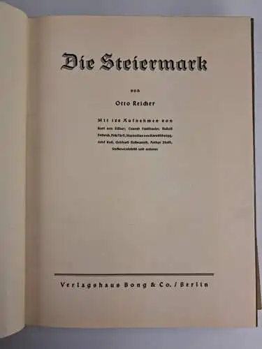 8 Bände Die deutsche Ostmark, Verlagshaus Bong, Tirol, Wien, Kärnten ...