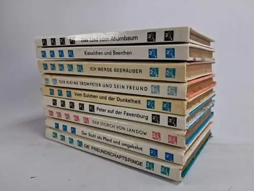 9x Die kleinen Trompeterbücher, Der Kinderbuchverlag, Seeräuber, Ahornbaum ...