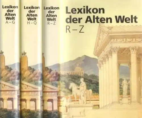 Buch: Lexikon der Alten Welt, Bartels / Huber. 3 Bände, 1994, Weltbild