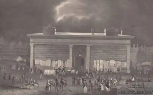 La Morgue in Paris. aus Meyers Universum, Stahlstich. Kunstgrafik, 1850 267278