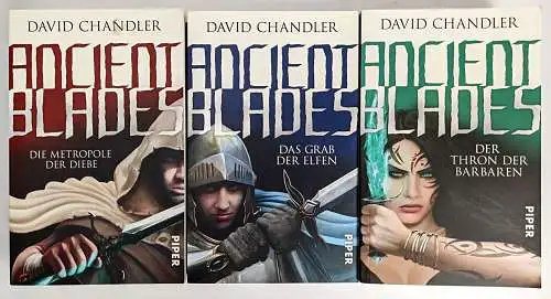 Buch: Ancient Blades 1-3, Chandler, David, 3 Bände, Piper Verlag, gebraucht, gut