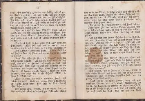 Buch: Ein Bibelblatt, Hoffmann, Franz. 1860, Verlag Schmidt & Spring