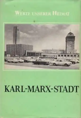 Buch: Karl-Marx-Stadt, Barth, Ernst. Werte unserer Heimat, 1979, Akademie-Verlag