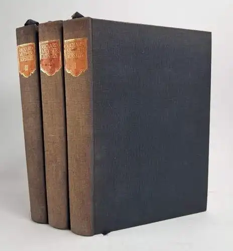 Buch: Aufsätze über bildende Kunst, Richard Muther,3 Bände, 1914, Ladyschnikow