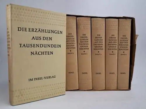 Buch: Die Erzählungen aus den Tausendundein Nächten,  6 Bände, Enno Littmann