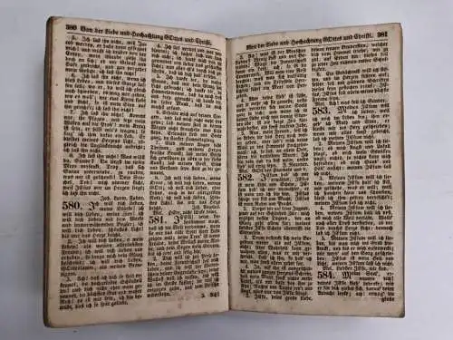 Buch: Vollständiges Gesang-Buch, Martin Luther, 1851, Faberscher Verlag