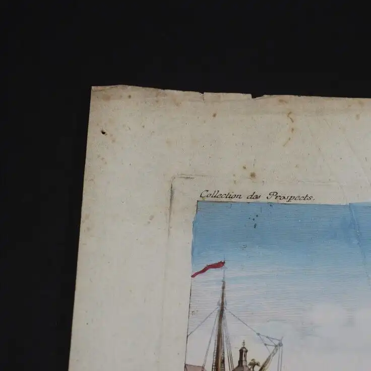 Kupferstich: Zweyter Theil der Stadt Bordeaux, Leizel, Johann Friedrich 2