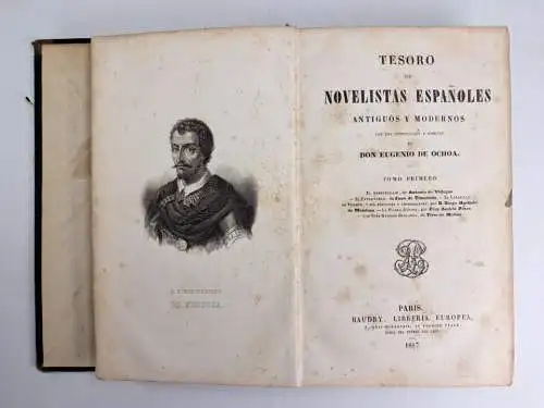 Buch: Tesoro Novelistas Espanoles antiguos y modernos 1-3, Ochoa, 1847, Baudry