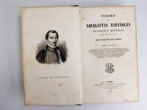 Buch: Tesoro Novelistas Espanoles antiguos y modernos 1-3, Ochoa, 1847, Baudry