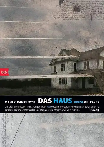 Buch: Das Haus, Danielewski, Mark Z., 2009, btb, Von Zampano, gebraucht sehr gut