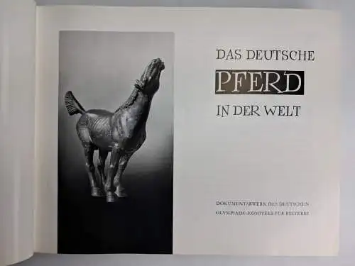 Buch: Das Deutsche Pferd in der Welt, Pulte, 1959, Olympischer Sport Verlag