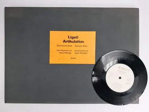 Buch: Ligeti Artikulation: Elektronische Musik. Rainer Wehninger, 1970