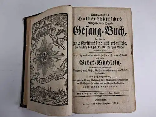 Buch: Neueingerichtetes Halberstädtisches Kirchen- und Haus-Gesang-Buch,  343972