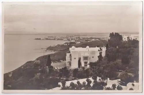 AK Sidi Bou Said - La Goulette, Fotopostkarte, gelaufen, Tunesien, Ansichtskarte