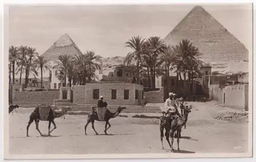 AK Le Caire - Cairo - Gizeh, Fotopostkarte, gelaufen, Ägypten, Postkarte