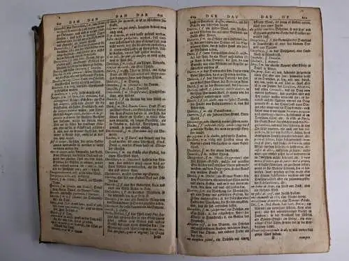 Buch: Neues Frantzösisch-Teutsches und Teutsch-Frantzösisches Wörter-Buch, 1763