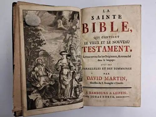 Biblia: La Sainte Bible, Qui Contient Le Vieux Et Le Nouveau Testament, D Martin