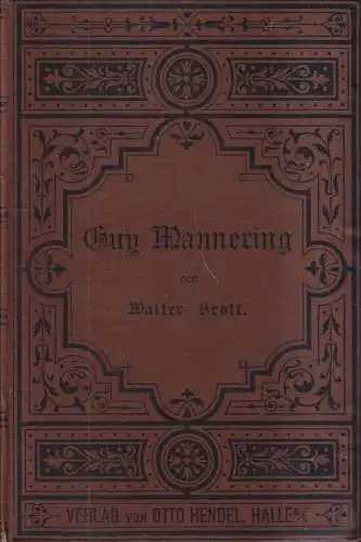 Buch: Guy Mannering oder der Sterndeuter, Walter Scott, Otto Hendel Verlag