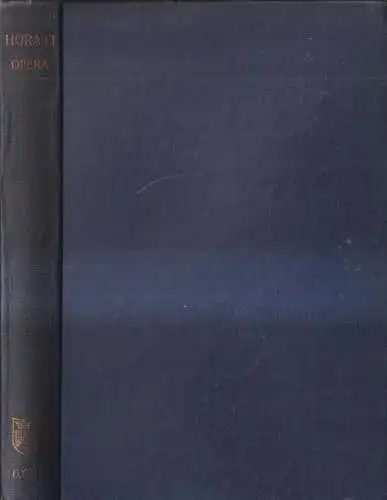 Buch: Q. Horati Flacci Opera, Horaz, 1955, Clarendon Press, Oxford University