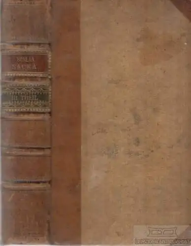 Buch: Die heilige Schrift, Luther, Martin. 1781, gebraucht, gut